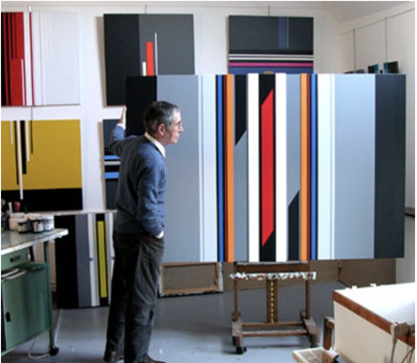 l'image de l'artiste dans son atelier